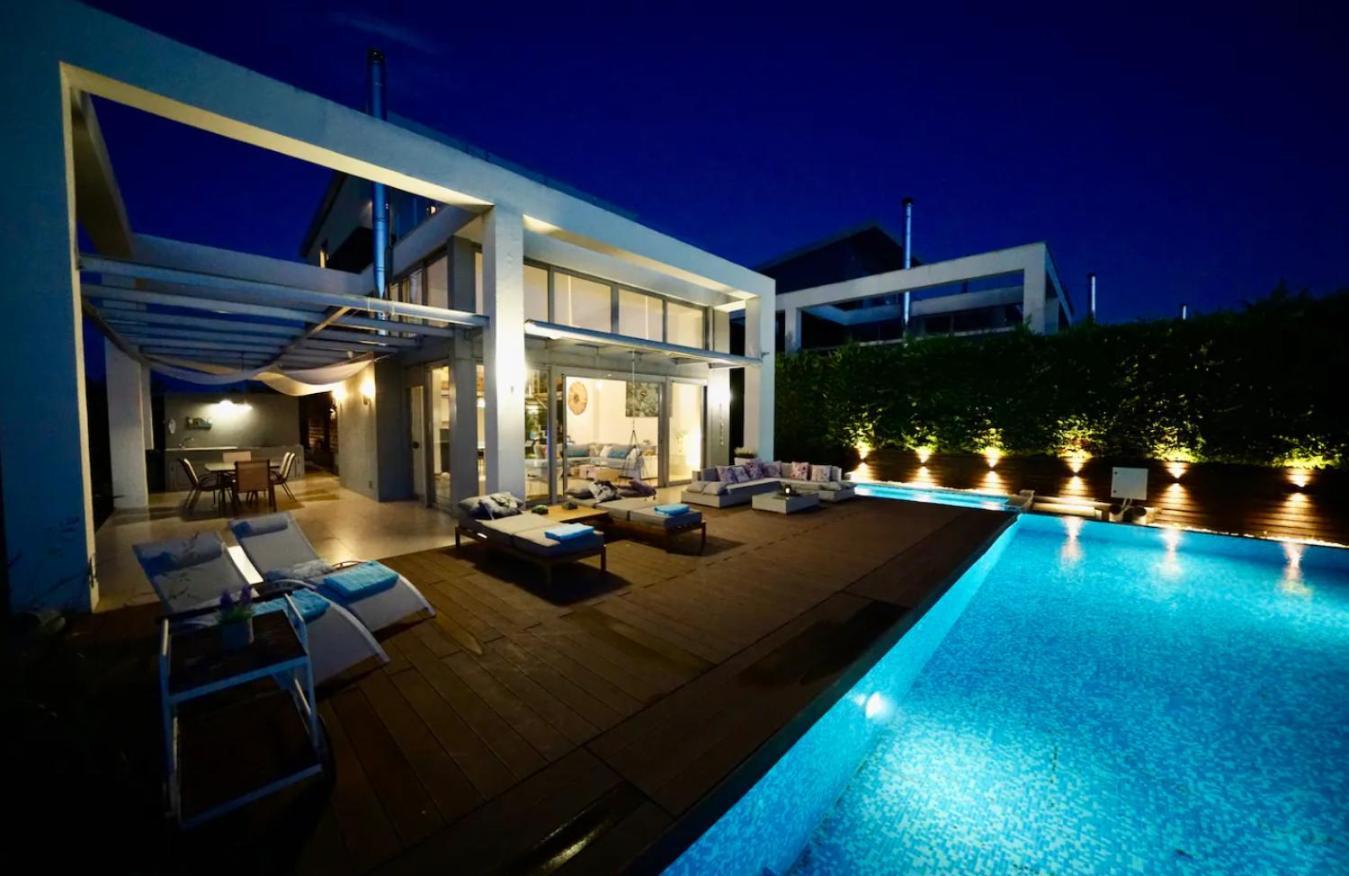 Island Villa Sani Sea View エクステリア 写真