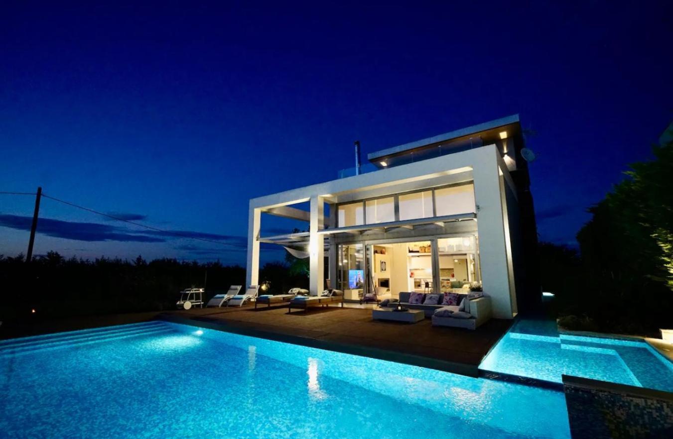 Island Villa Sani Sea View エクステリア 写真